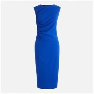 J. CREW 365 Ruched Ponte Sheath Stretch Dress